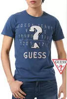 discount t-shirt guess hommes 2013 usa ss0043 bleu